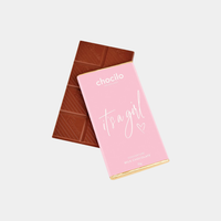 "Its a Girl" Chocolate Block