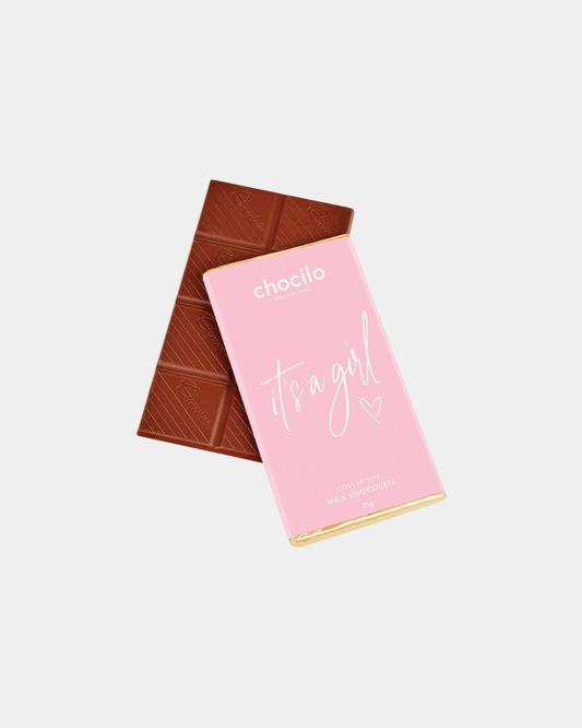 "Its a Girl" Chocolate Block