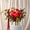 Christmas Vase Arrangement Red