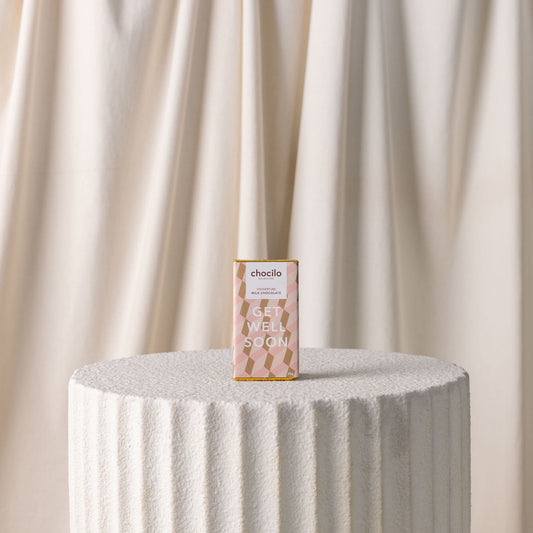 "Get Well Soon" Milk Chocolate Block 35gm