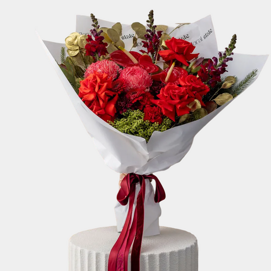 Christmas Bouquet Red