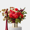 Christmas Vase Arrangement Red
